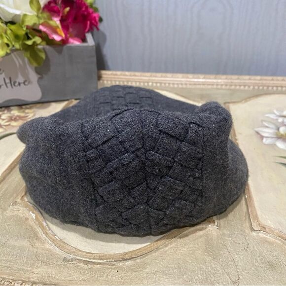 San Diego Hat Company Men’s Basketweave Flat Cap Wool Blend Gray One Size - Picture 9 of 14